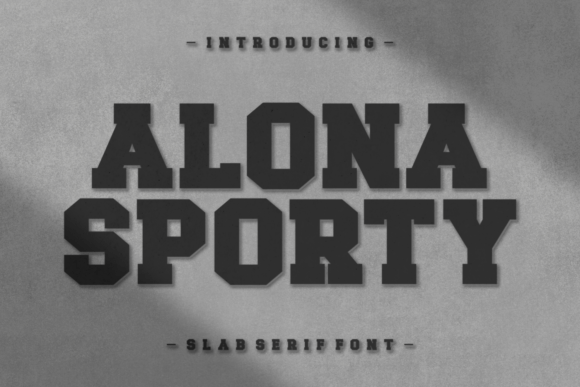 Alona Sporty: A Bold and Assertive Font for Every Project
