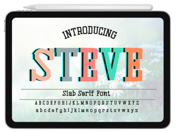 Discover the Charm of Steve and Steve: A Friendly Slab Serif Font for Every Design