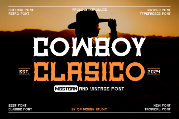 Discover the Power of Cowboy Clasico: A Bold Western Font for Every Project
