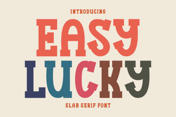 Easy Lucky: A Stylish Font for Every Project
