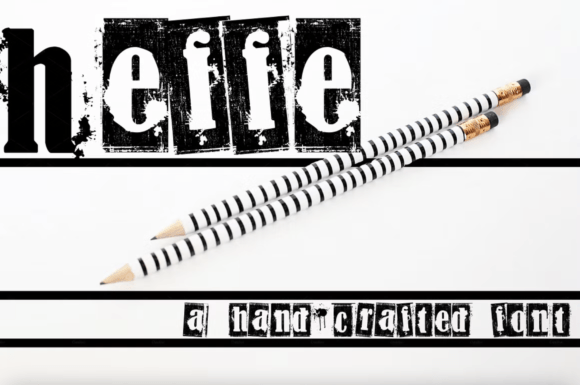 Heffe: A Funky Slab Serif Font