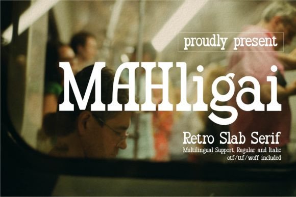 Mahligai: A Bold Vintage Font for Timeless Design