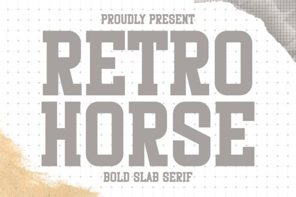 Retro Horse: A Bold Slab Serif Typeface with a Wild West Flair