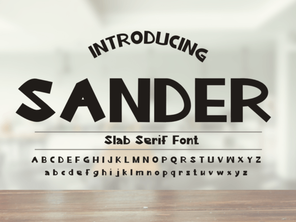 Sander: A Versatile and Friendly Font for Every Design Project