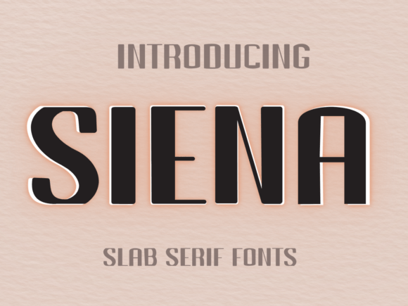 Siena: A Bold Statement in Typography
