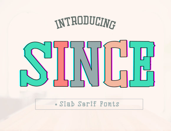Since: A Retro-Inspired Font for Creative Expression