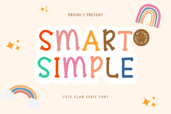 Smart Simple: A Playful Font for Modern Creativity