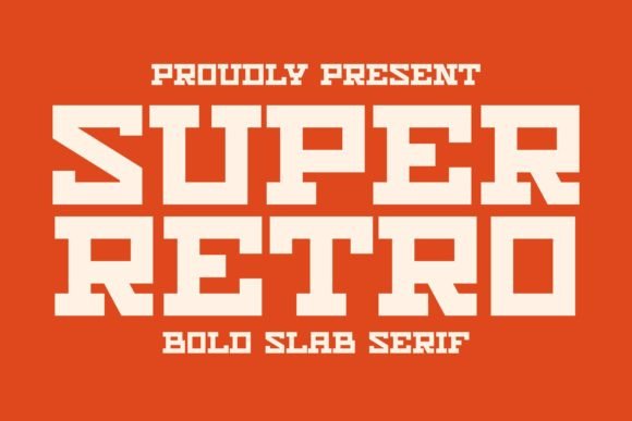 Super Retro: A Bold and Nostalgic Font for Modern Creativity